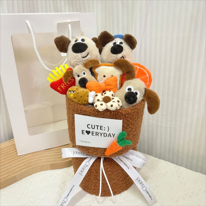 Back-To-School Plush Bouquet Gift For Girlfriend, Creative Stuffed Animal Bouquet, Christmas And Valentine'S Day Gift - Image 1